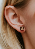 Square Triangle Wooden Studs
