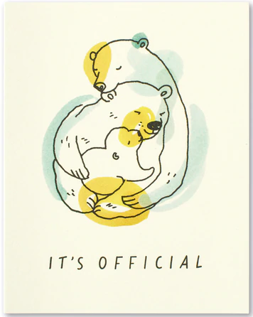 It's official - New Baby Card