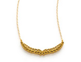 Laurel Brass Necklace