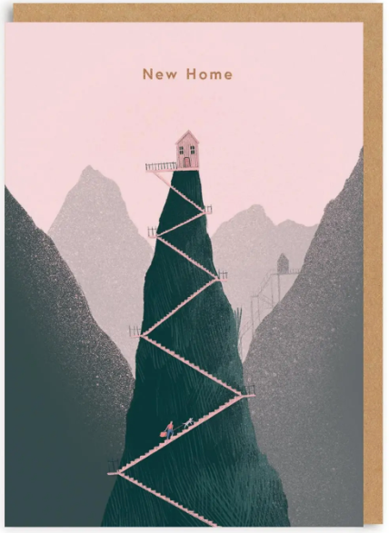 New Home Mountain - Housewarming Card