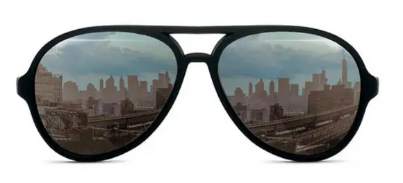 Hipster Kid Sunglasses Aviators - Black