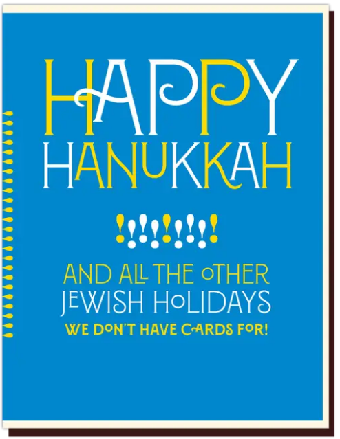 Jewish Holidays - Hanukkah Card