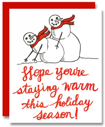 Staying Warm Holiday Card