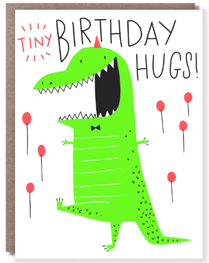 Tiny Hugs - Birthday Card