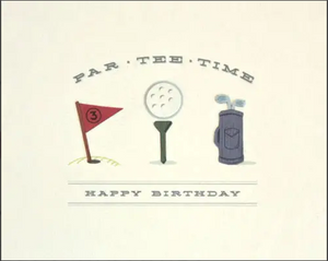 Par Tee Time - Birthday Card