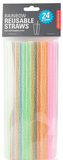 Rainbow Reusable Straws 8" - Kikkerland