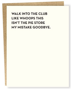 The Club - Humor / Non Occasion Card