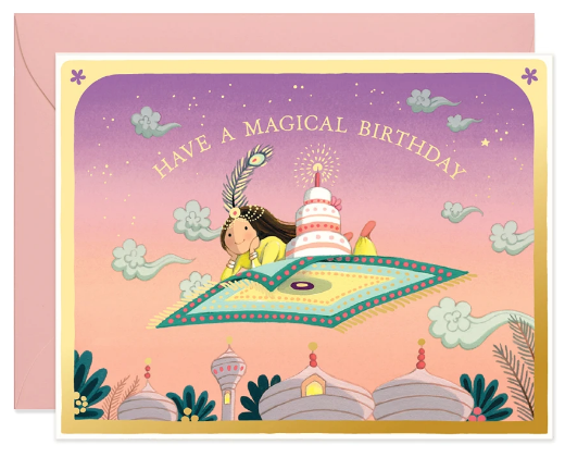 Magic Carpet - Birthday Card