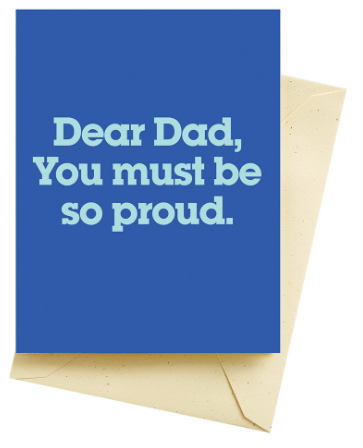 Proud Father - Father's Day Card