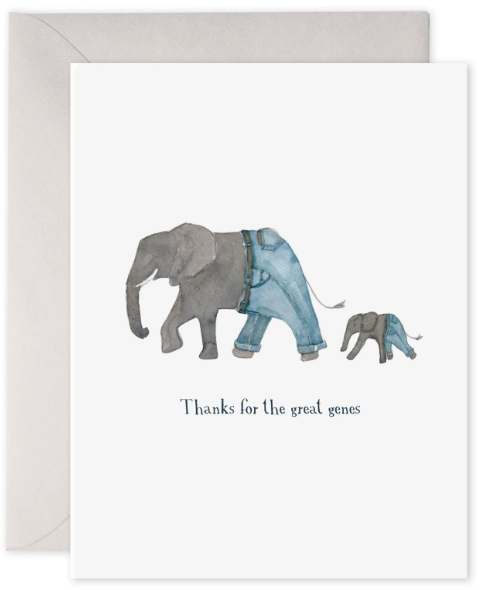 Elephant Genes - Father's Day Card