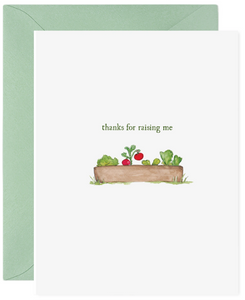 Thanks for Raising Me - Mother's/Father's Day/Thank You Card