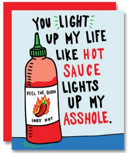 Hot Sauce Light Up - Love/Friendship Card