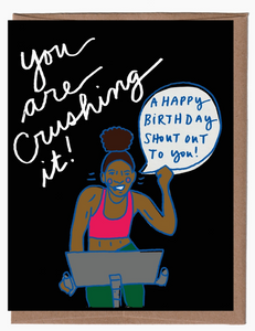 Shout Out Birthday Card