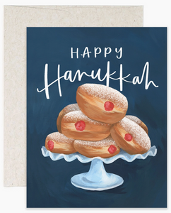 Hanukkah Donuts - Hanukkah Card
