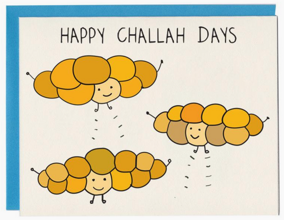 Happy Challah Days - Hanukkah Card