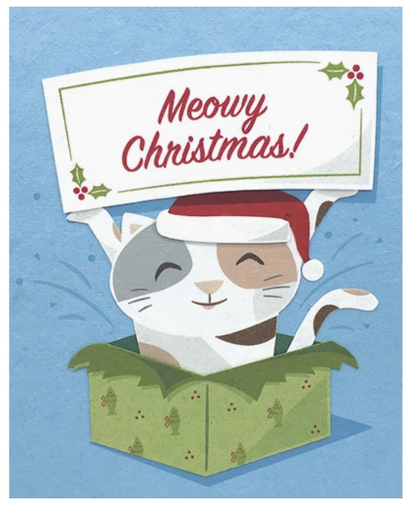Meowy Christmas! - Holiday Card