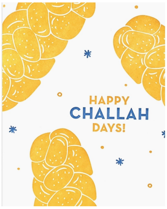 Happy Challah Days - Hanukkah Card