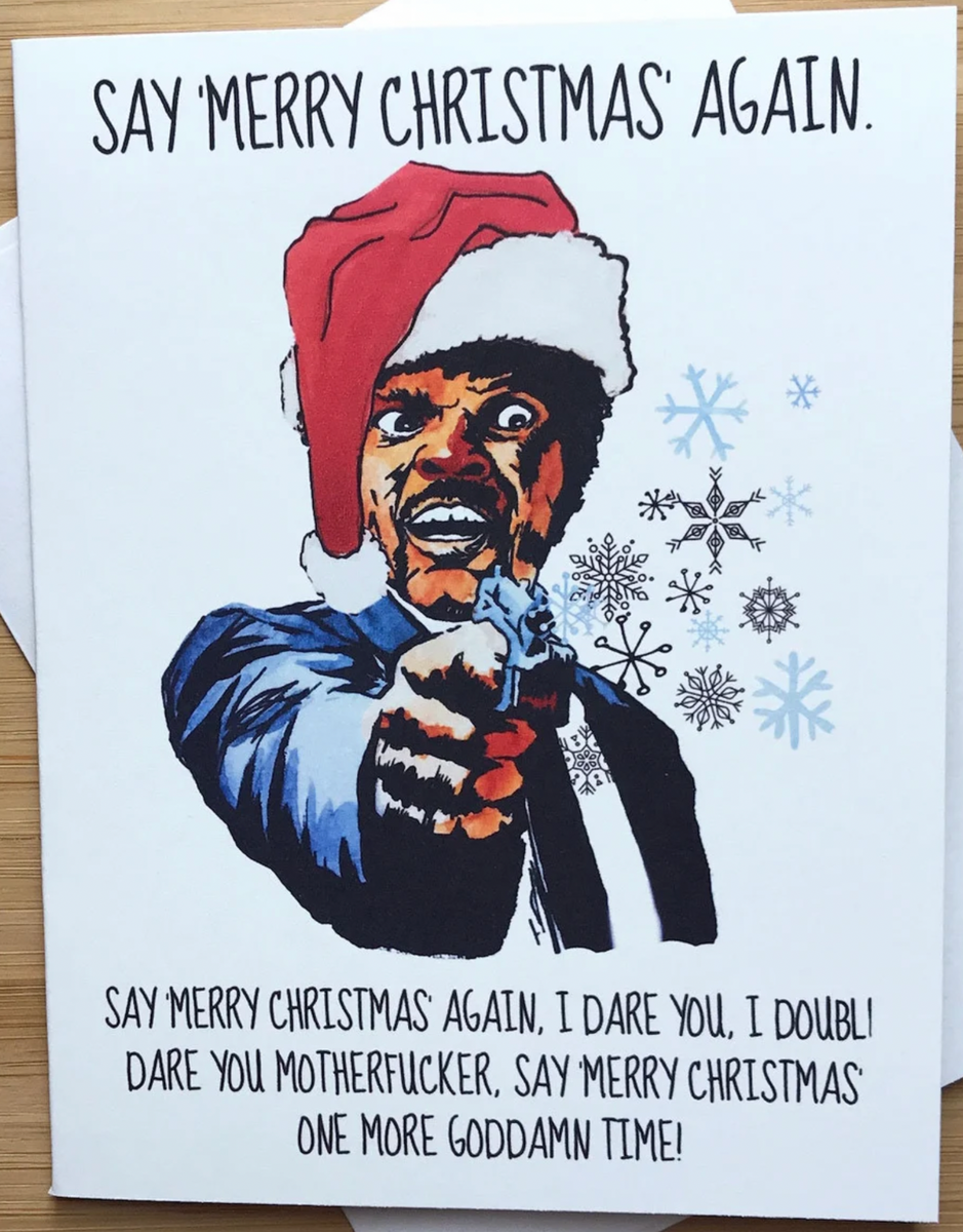 Pulp Fiction SLJ Holiday Card – My Favorite - Taking a break from ...