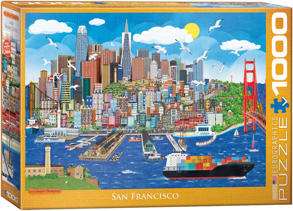 San Francisco Puzzle Jasper Tompson 1000pc