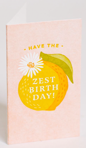 Zest Birthday Mini Enclosure Notecard